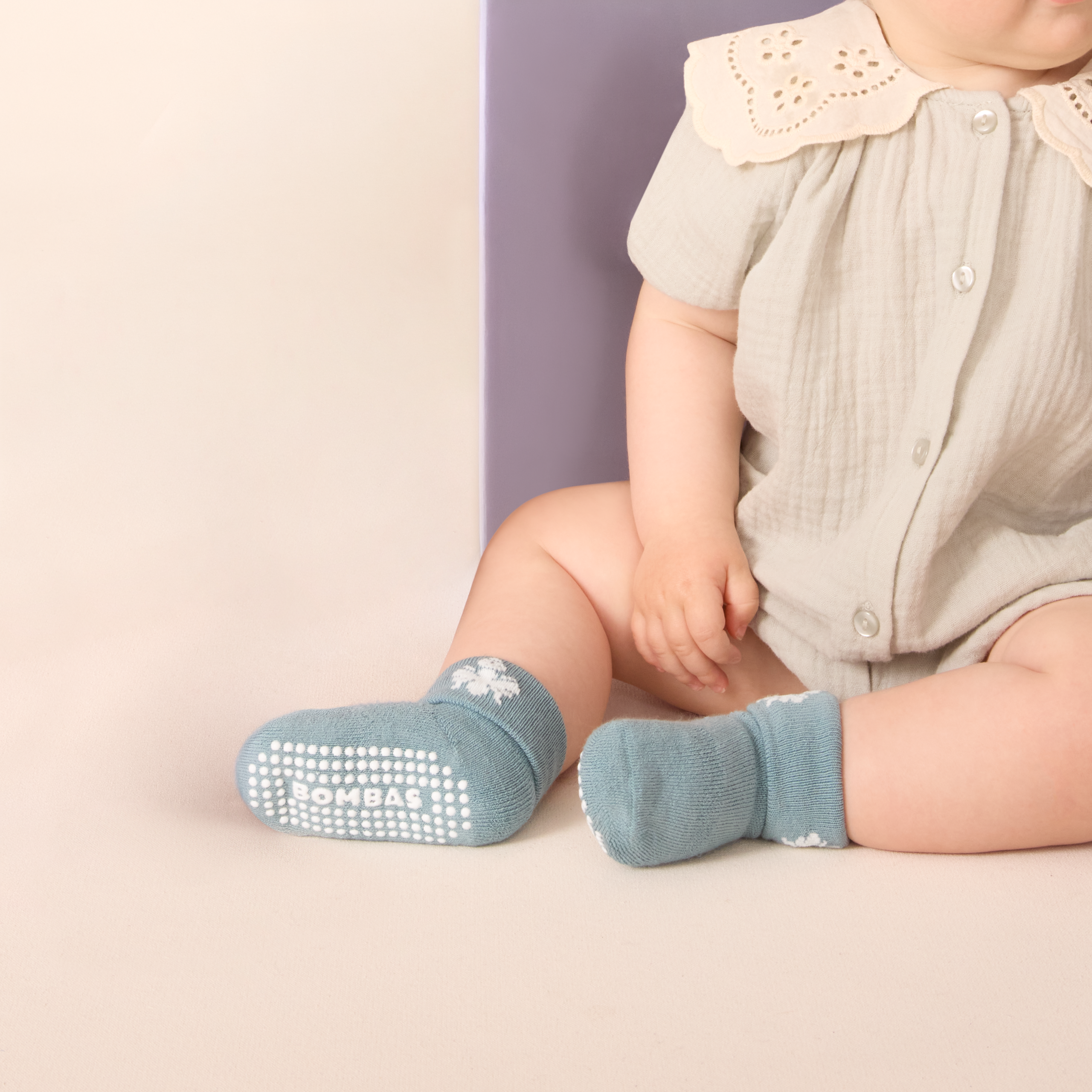 Baby Gripper Sock 4-Pack (6-12 Months) - Image 2