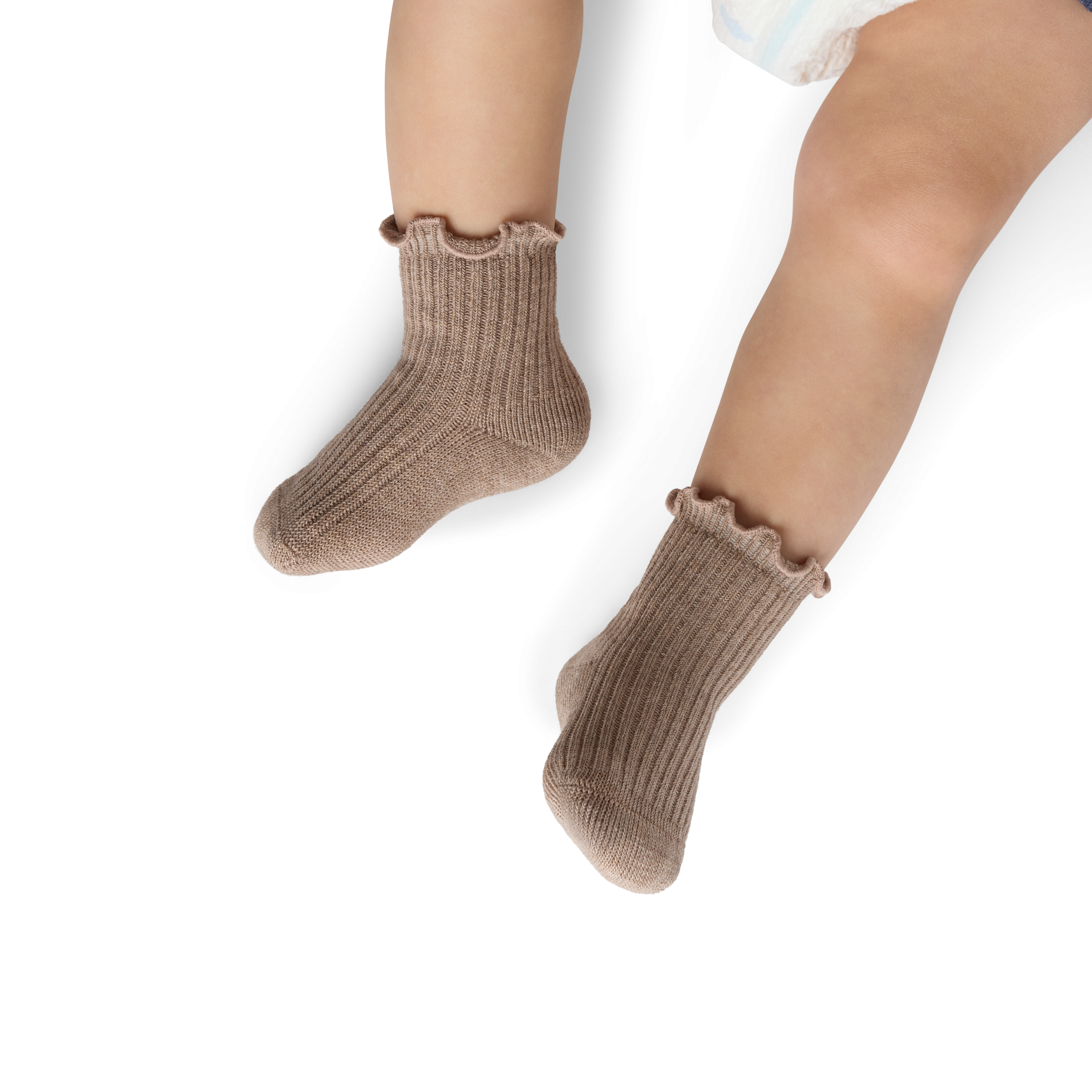 Baby Ruffle Rib Calf Sock 4-Pack (0-6 Months) - Image 4