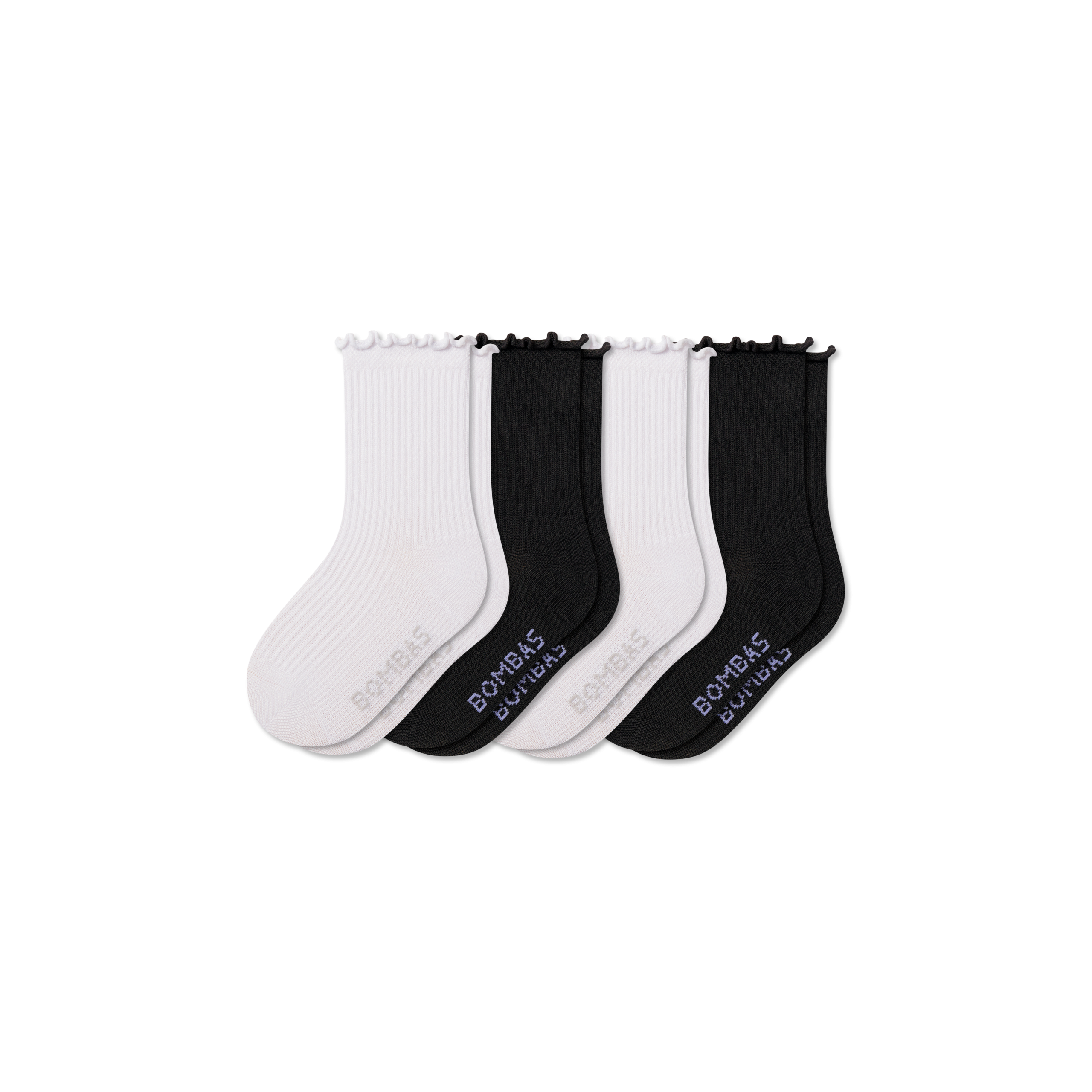 Junior Ruffle Rib Sock 4-Pack - Image 6