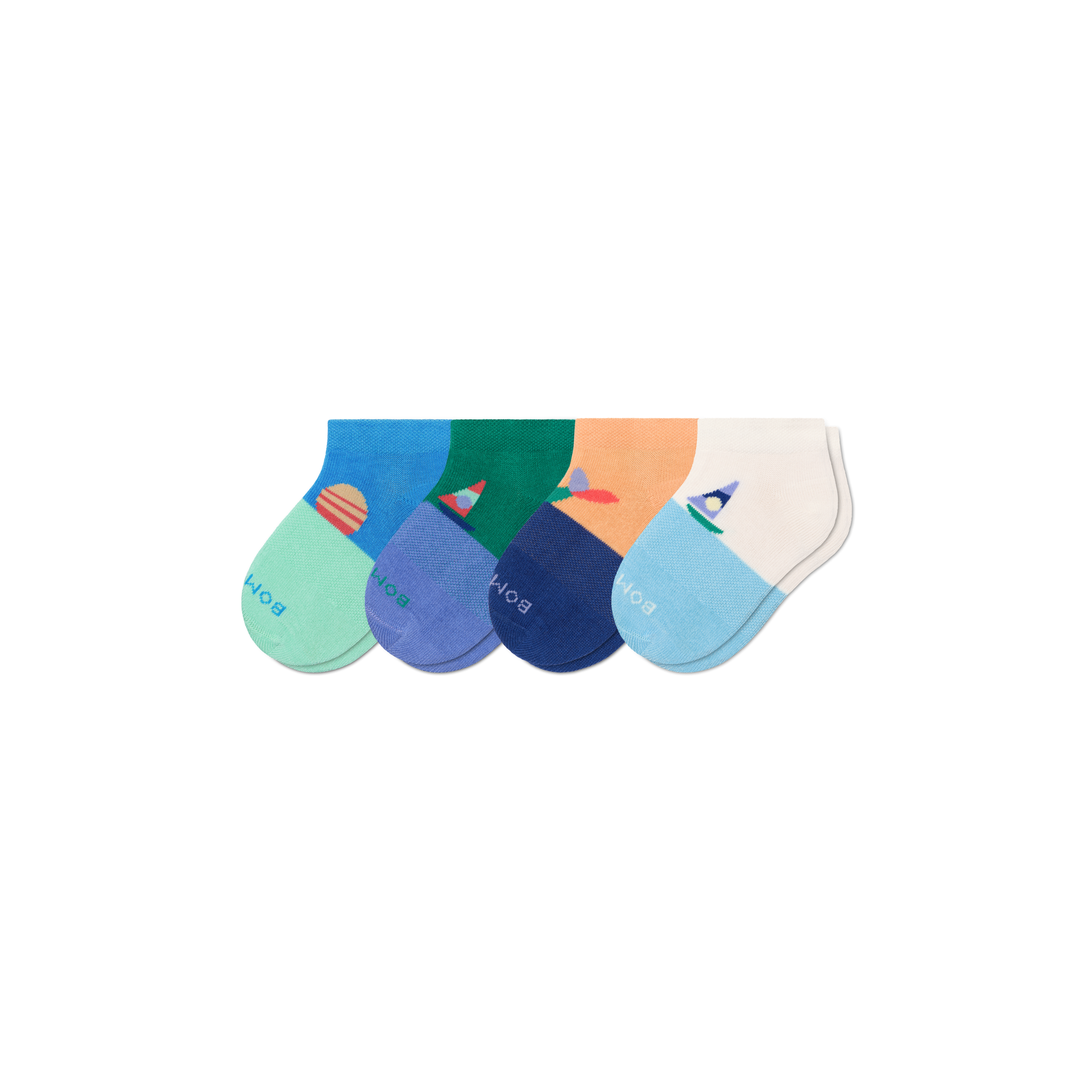 Junior Lightweight Ankle Sock 4-Pack
