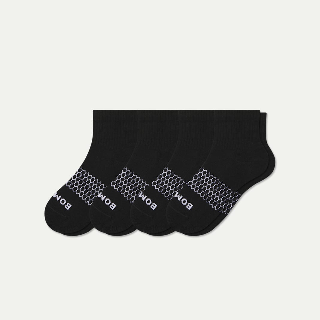 Youth Solids Quarter Sock 4-Pack - Image 4