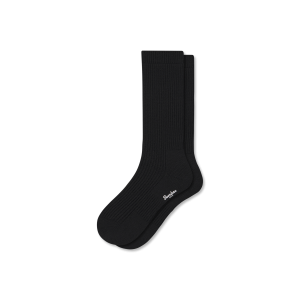Men's Merino Cashmere Blend Fine Rib Calf Socks