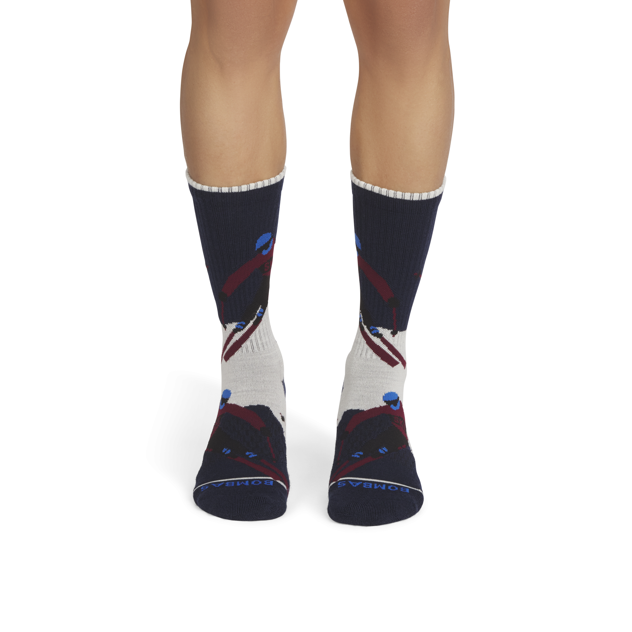 Men's Merino Wool Blend Calf Sock 4-Pack Gift Box - Image 4