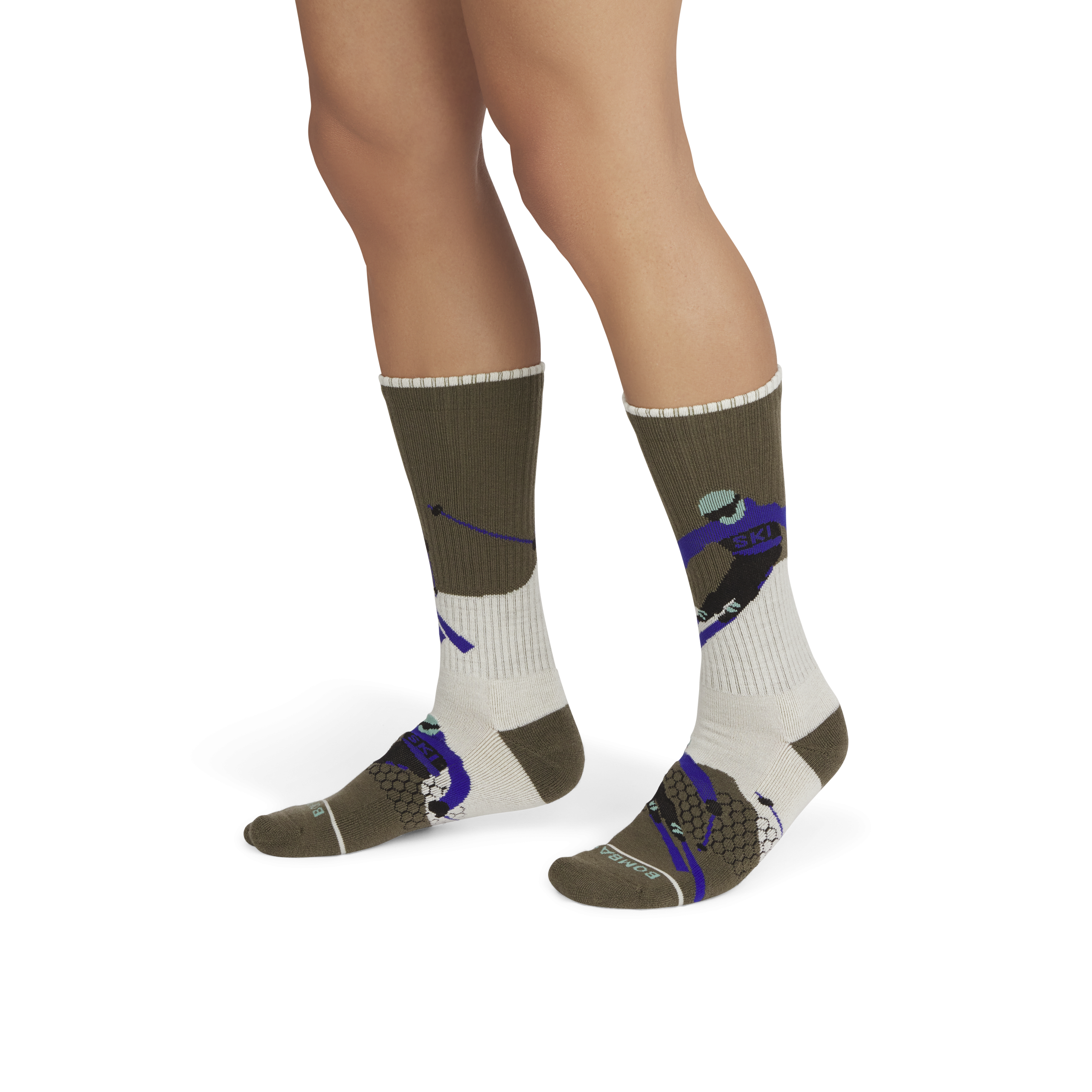 Men's Merino Wool Blend Calf Sock 4-Pack Gift Box - Image 3