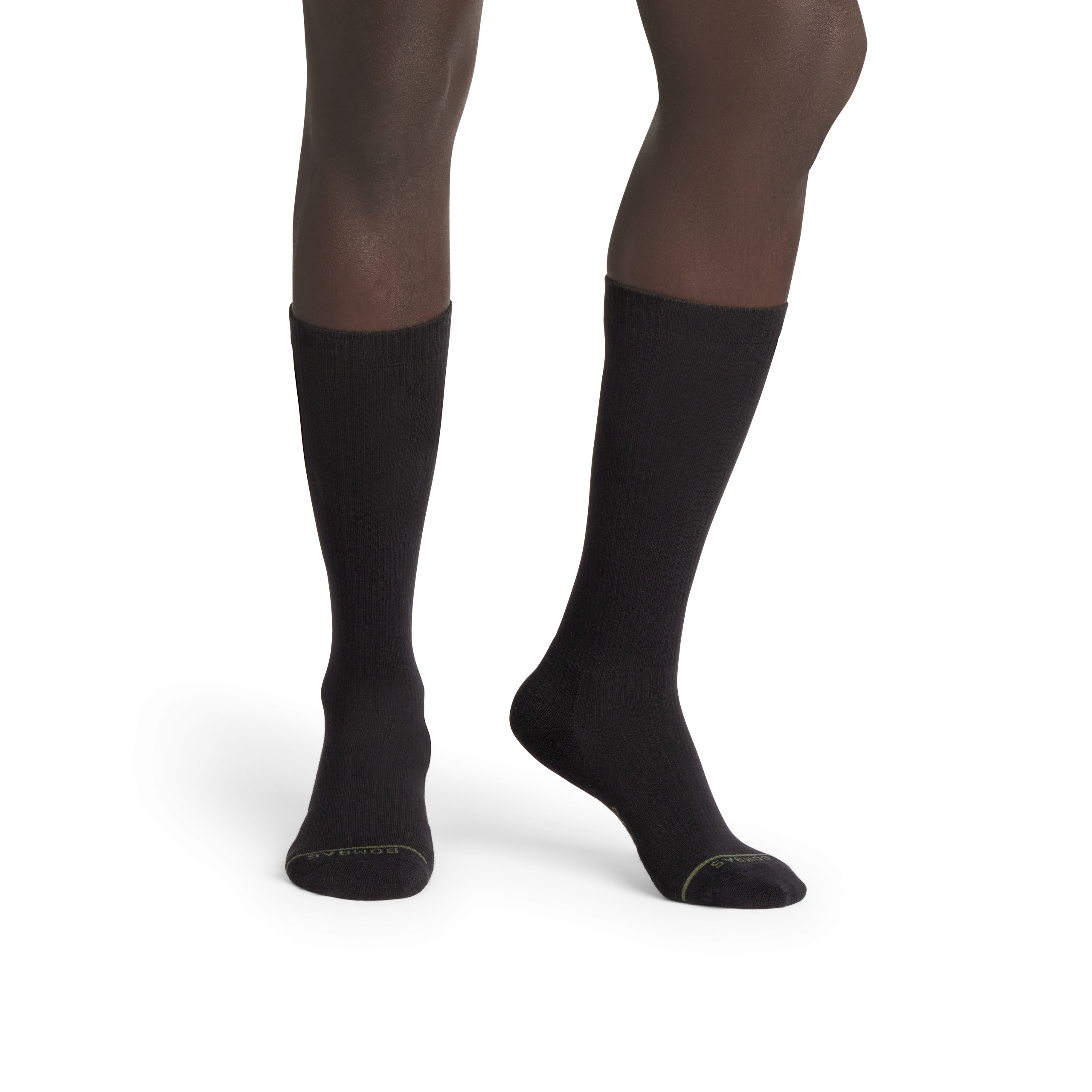 Men's Merino Wool Blend Modern Rib Calf Sock 4-Pack - Image 6