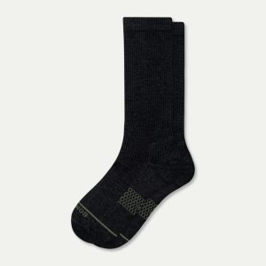 Women's Merino Wool Blend Modern Rib Calf Socks