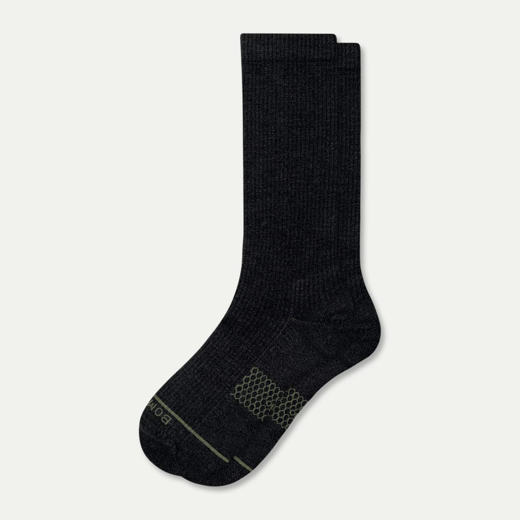 Women's Merino Wool Blend Modern Rib Calf Socks