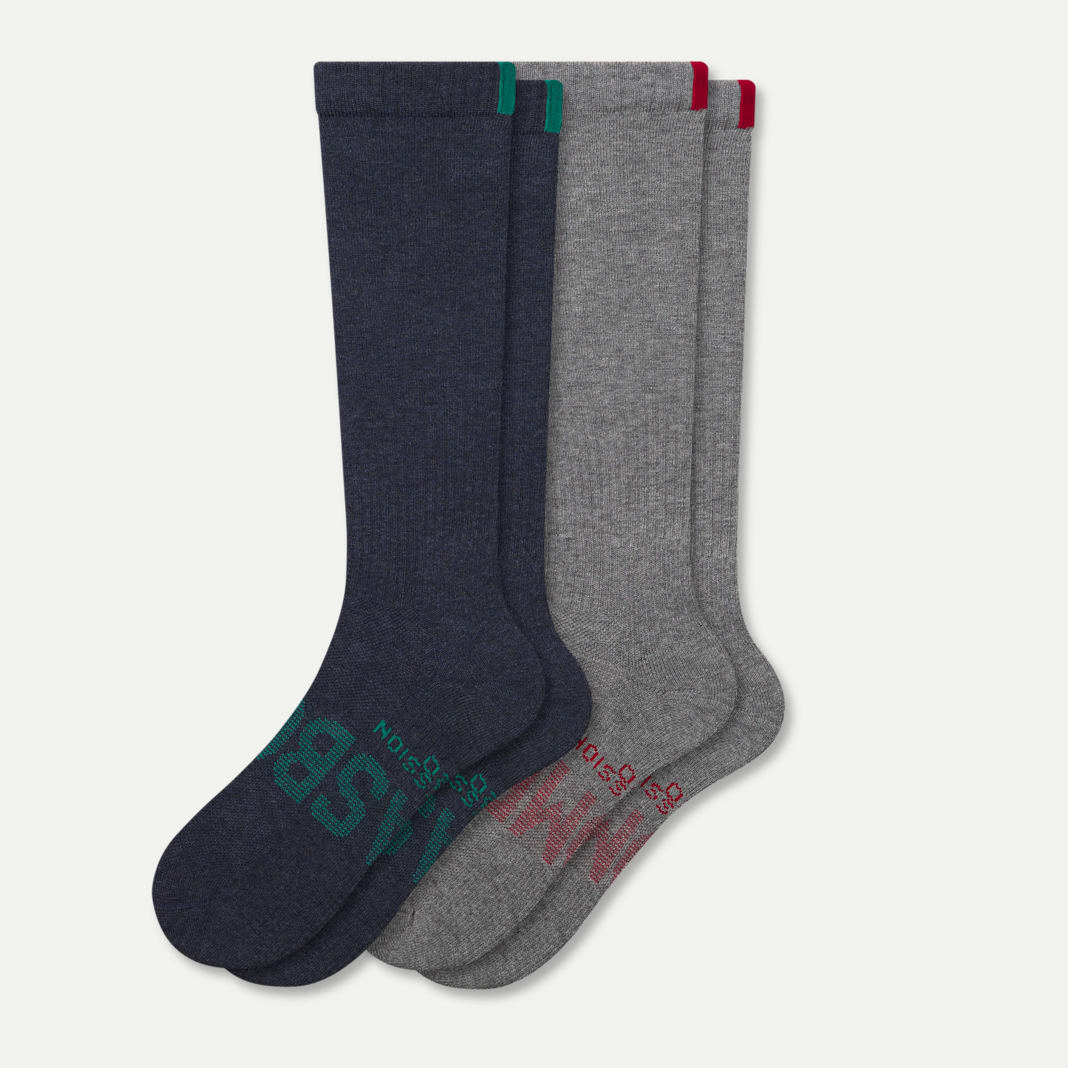 Women’s Everyday Compression Knee High Sock 2-Pack Gift Box