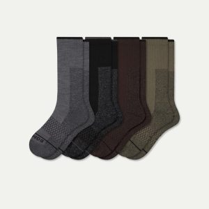 Men's Ultra Strong Merino Blend Calf Sock 4-Pack