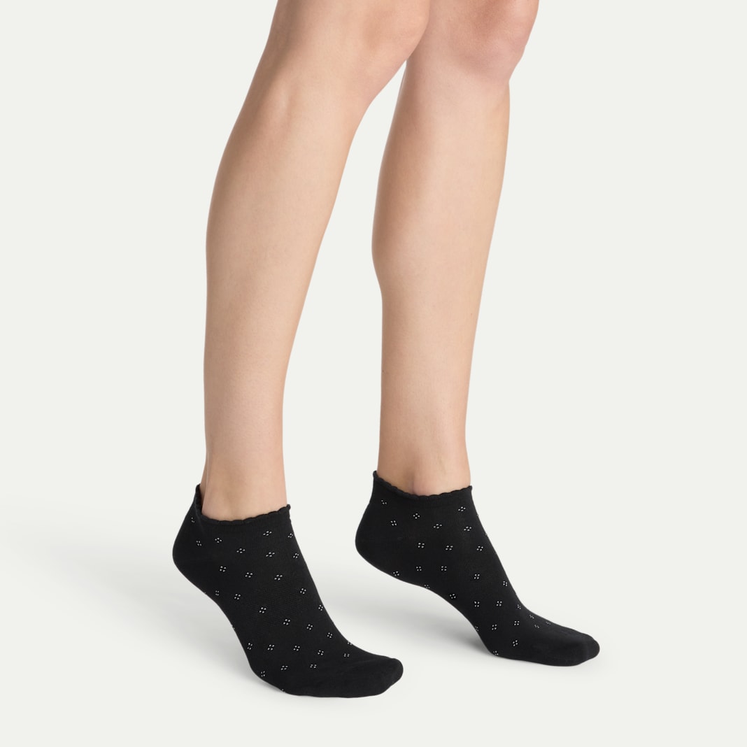 Women’s Scallop Lightweight Ankle Sock 4-Pack - Image 6