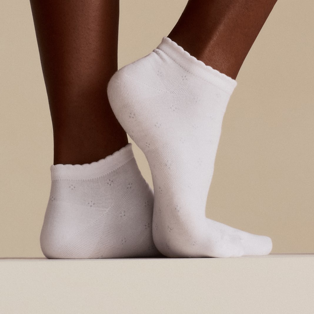 Women’s Scallop Lightweight Ankle Socks - Image 3