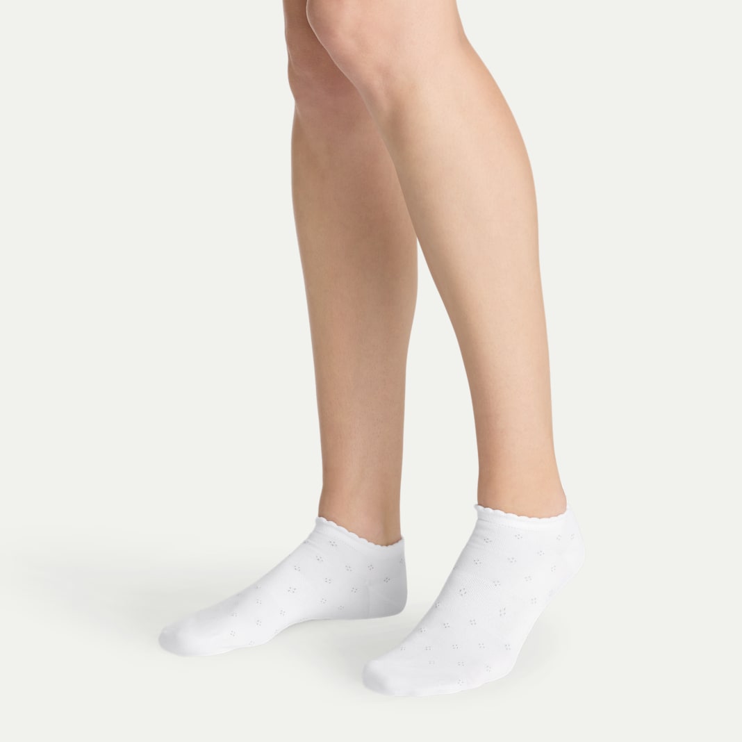 Women’s Scallop Lightweight Ankle Socks - Image 4