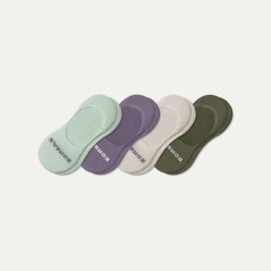 Women's Mid-Cut Cushioned No Show Sock 4-Pack