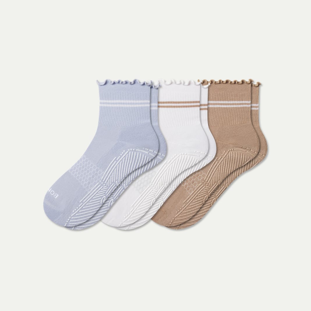 Women's Studio Gripper Quarter Sock 3-Pack - Image 6