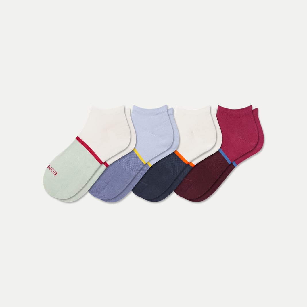 Youth Lightweight Ankle Sock 4-Pack - Image 6