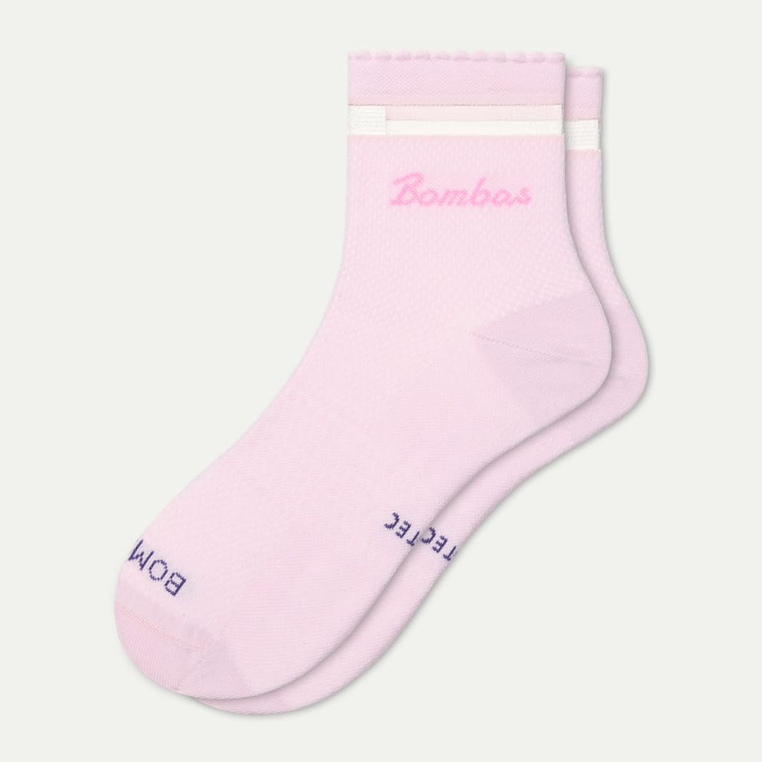 Women's UltraLite Sport Sheer Stripe Quarter Socks