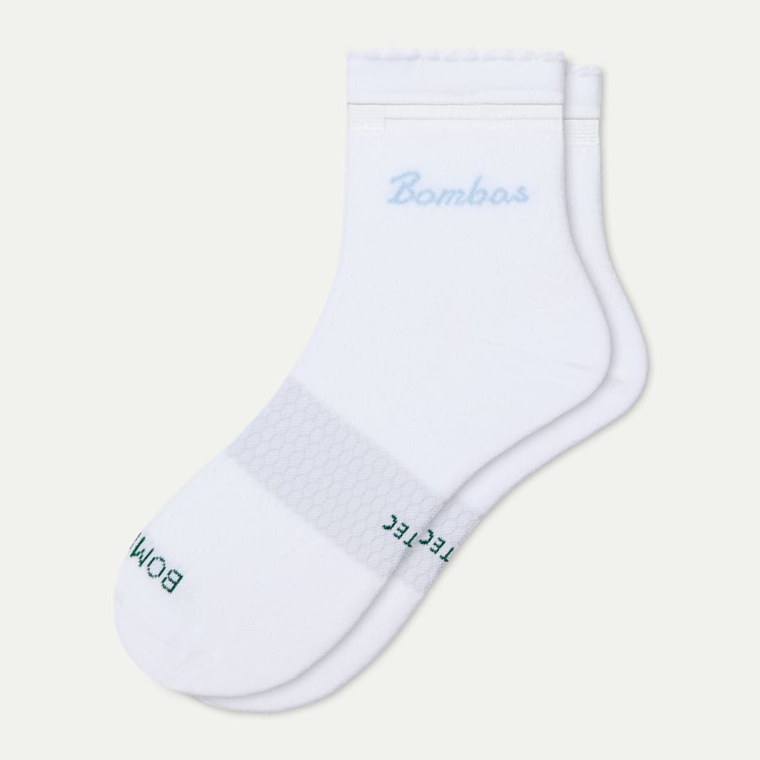 Women's UltraLite Sport Sheer Stripe Quarter Socks - Image 3