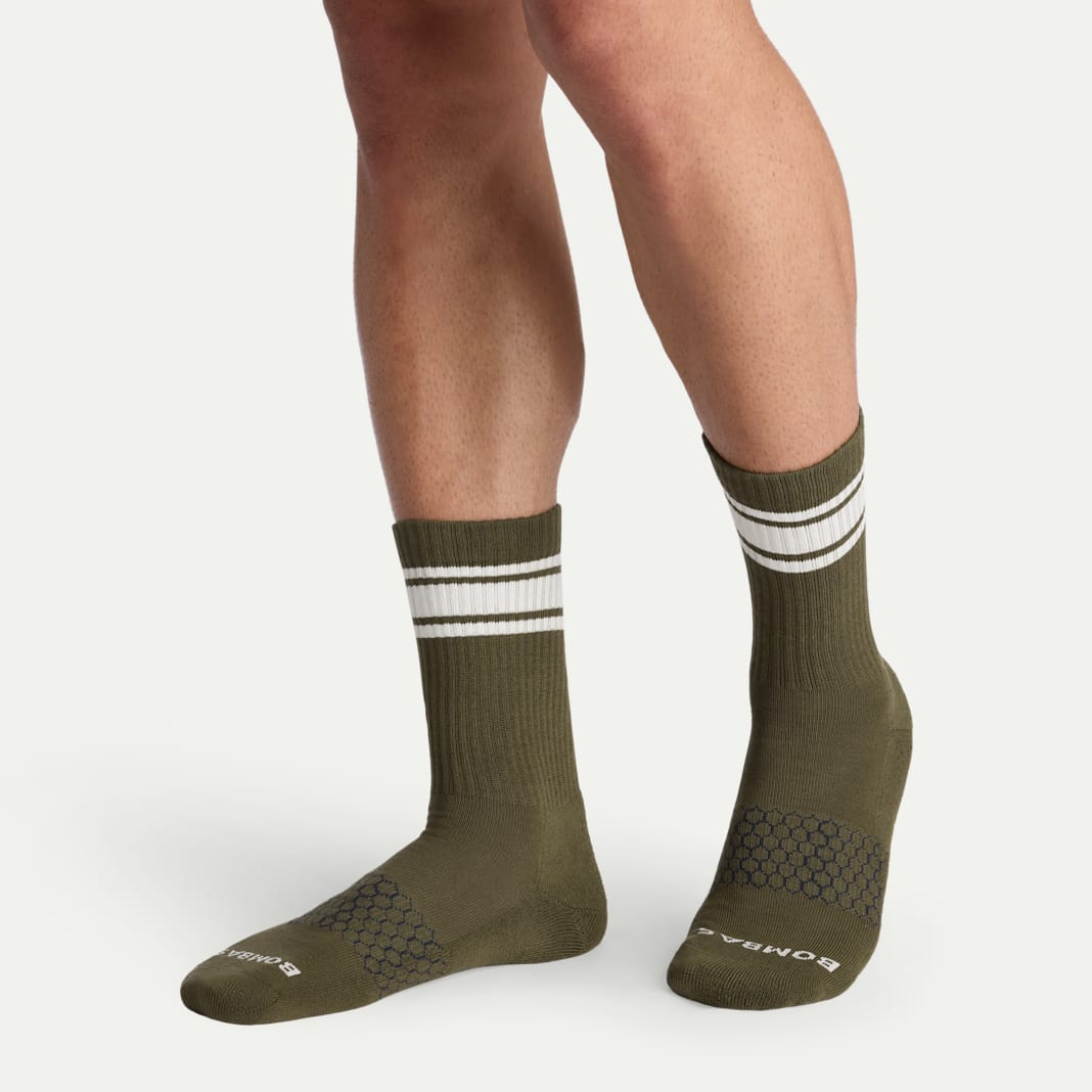 Men's Vintage Stripes Half Calf Sock 4-Pack - Image 3