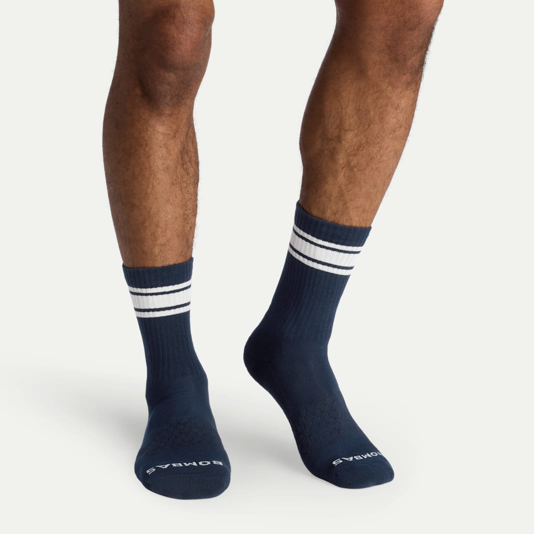 Men's Vintage Stripes Half Calf Sock 4-Pack - Image 4