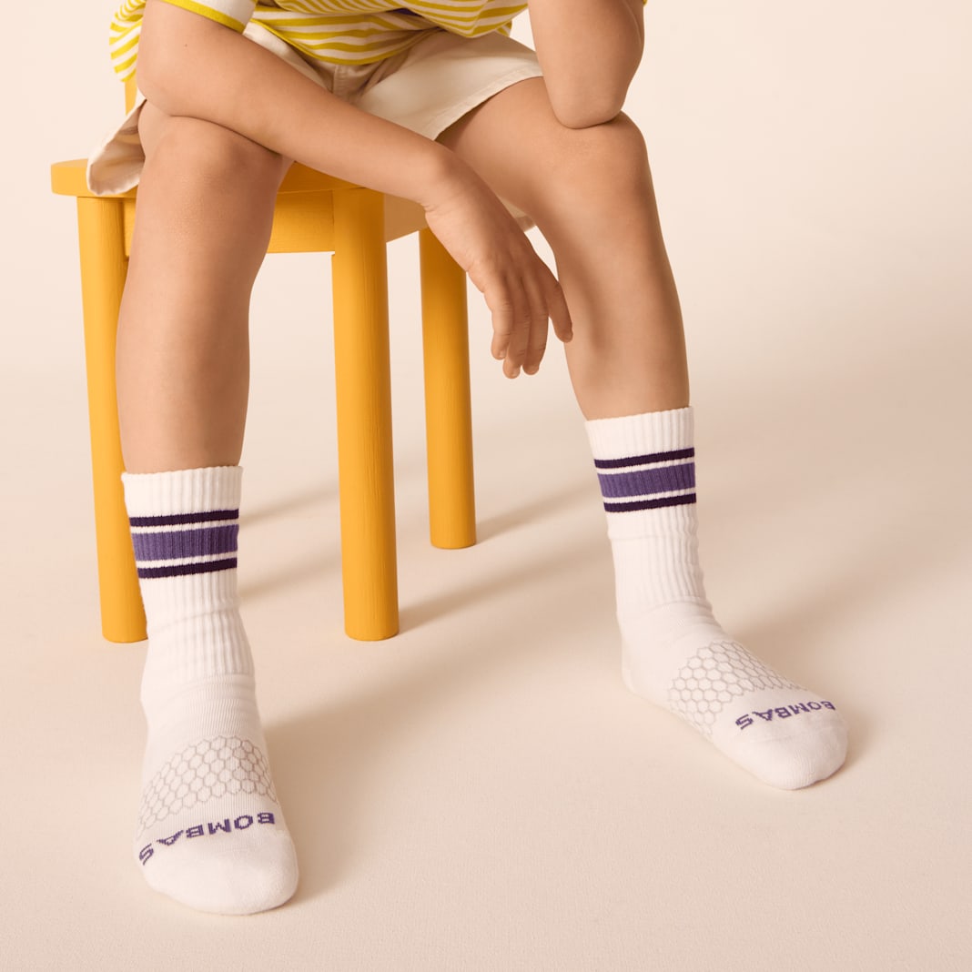Youth Vintage Stripes Calf Sock 4-Pack - Image 2