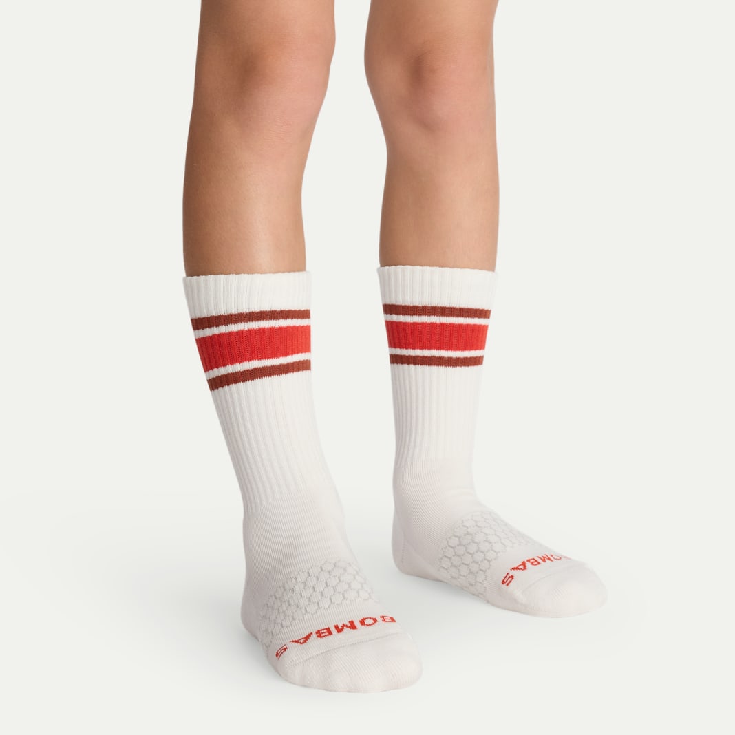 Youth Vintage Stripes Calf Sock 4-Pack - Image 4