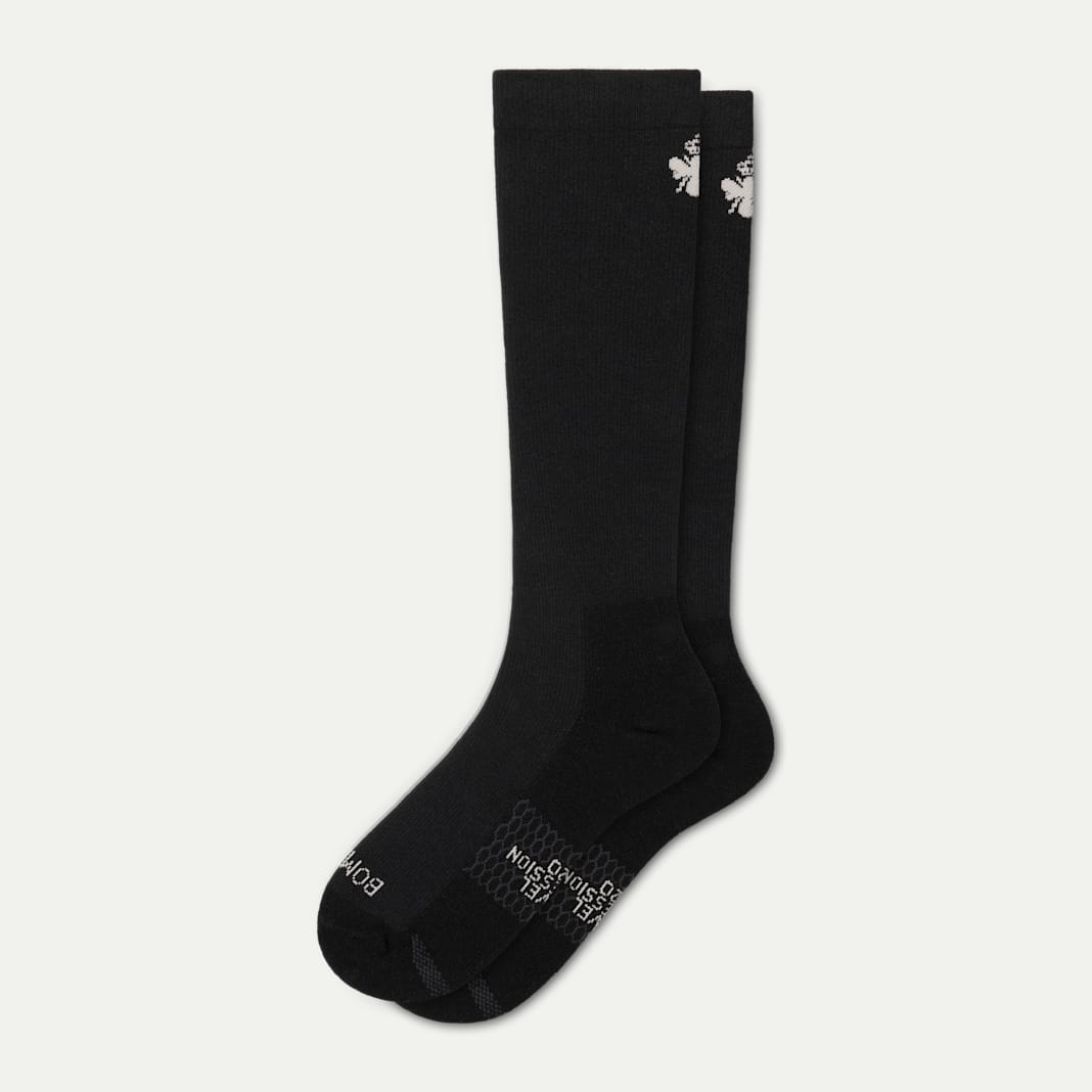 Women's Travel Compression Knee High Socks (15–20mmHg)