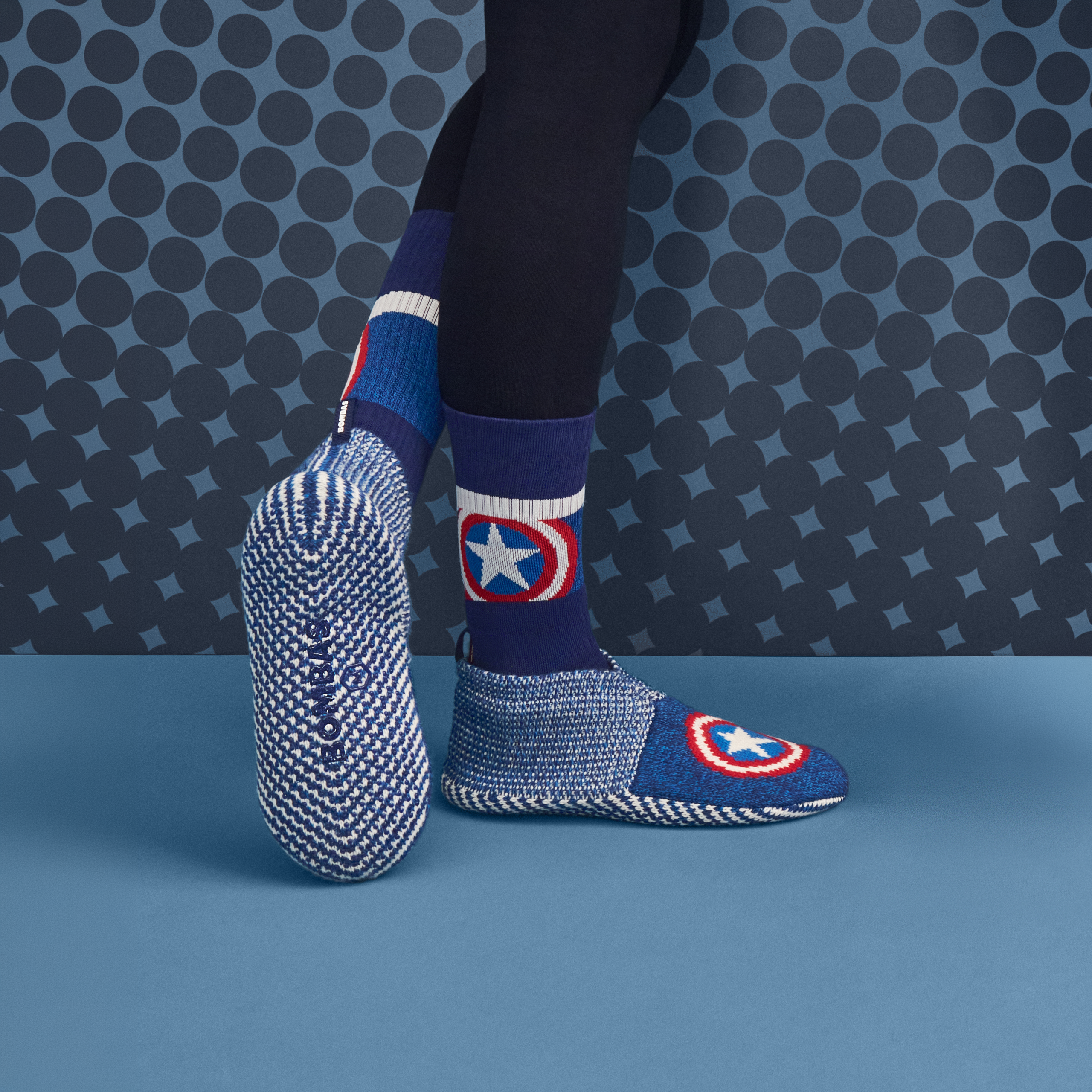 Marvel | Bombas Adult Gripper Slipper 2-Pack - Image 2