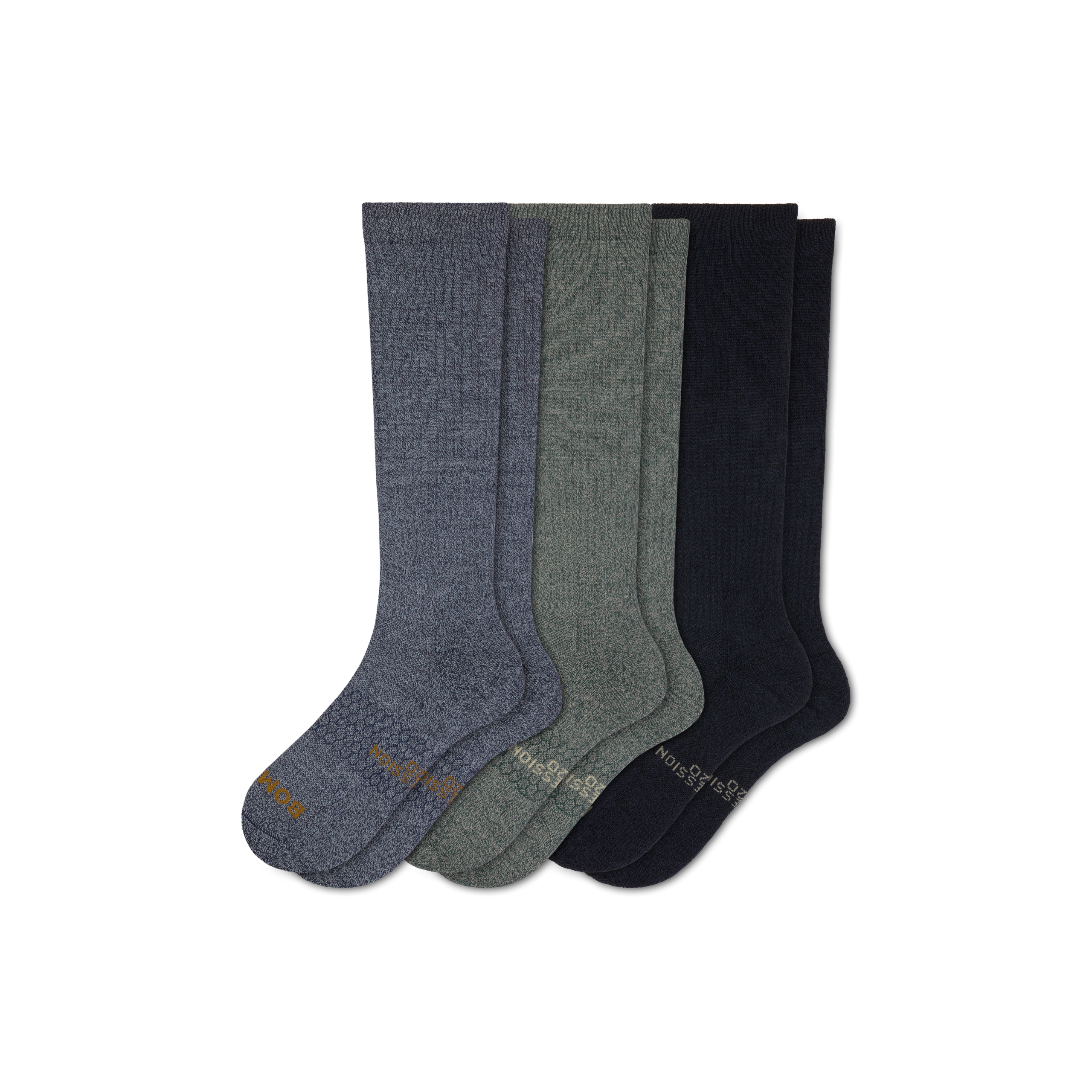 Men's Everyday Compression Knee High Sock 3-Pack (15-20mmHg) - Image 5