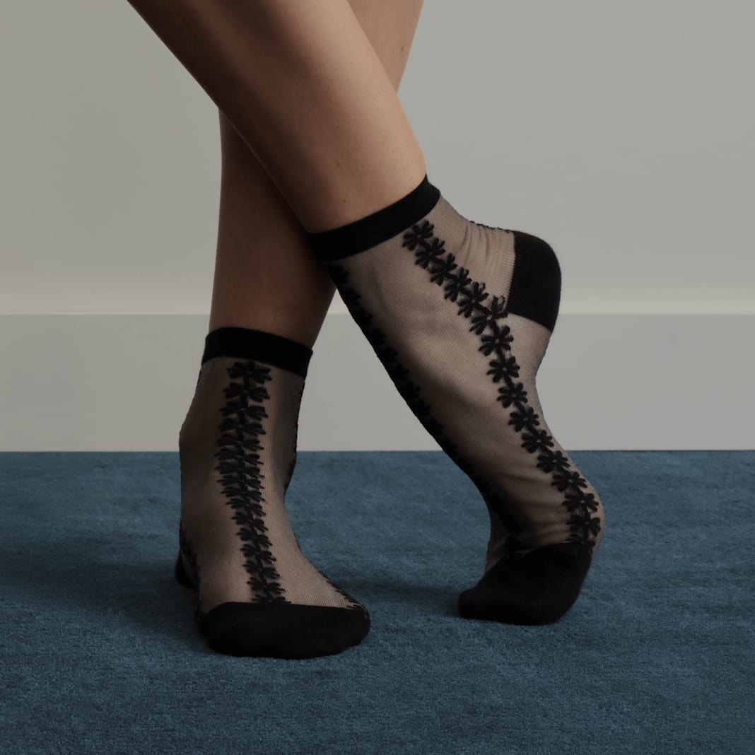 Women’s Sheer Quarter Socks - Image 2