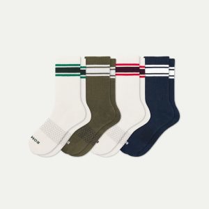 Men's Vintage Stripes Half Calf Sock 4-Pack
