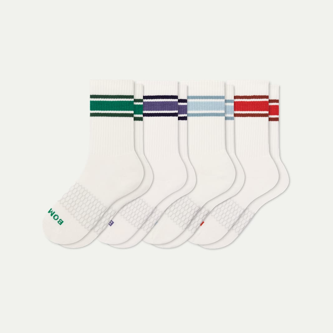 Youth Vintage Stripes Calf Sock 4-Pack