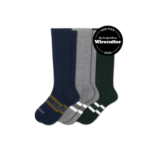 Men's Everyday Compression Knee High Sock 3-Pack (15-20mmHg)