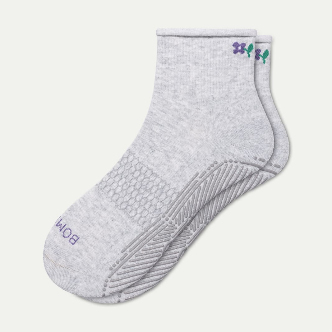 Women's Studio Gripper Quarter Socks - Image 4