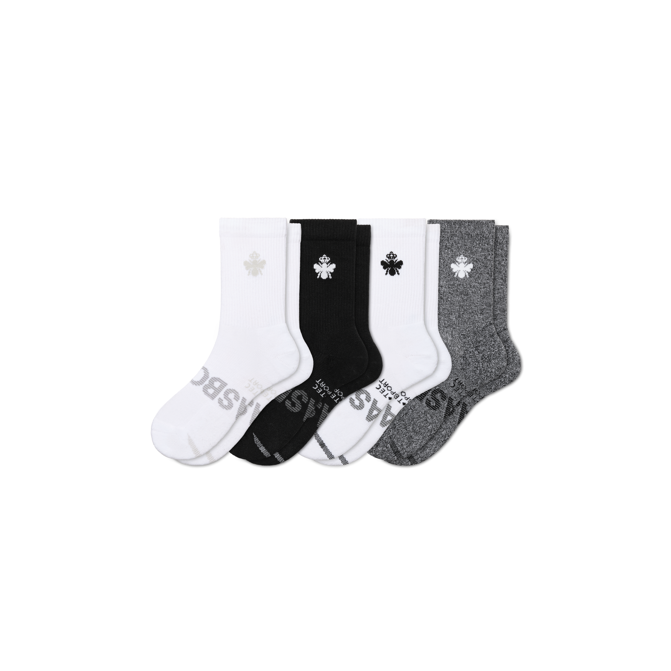 Men's All Sport Half Calf Sock 4-Pack
