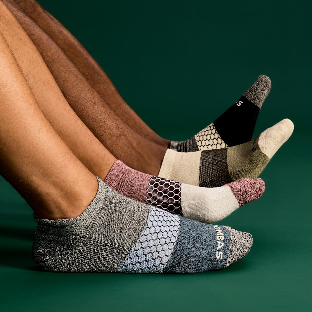 Men's Tri-Block Ankle Sock - Image 2