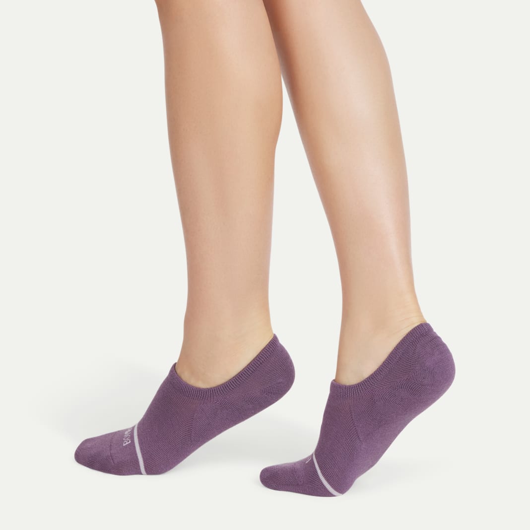 Women's Lightweight Merino Wool Blend No Show Sock 4-Pack - Image 2