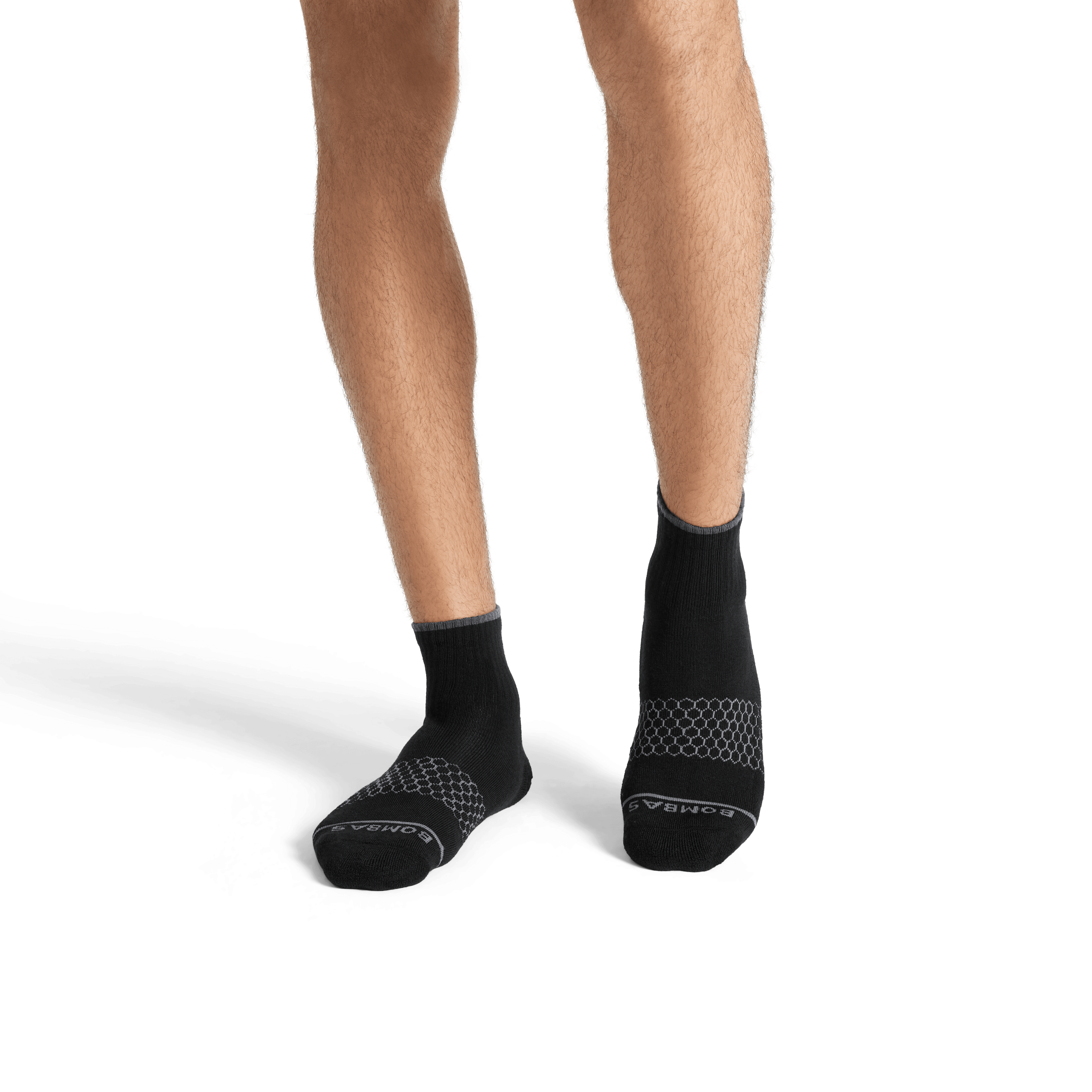 Men's Merino Wool Blend Quarter Socks - Image 2