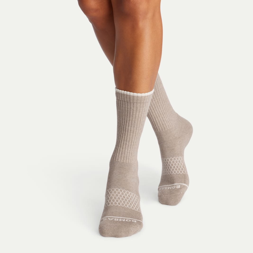 Women's Merino Wool Blend Calf Sock 8-Pack - Image 3