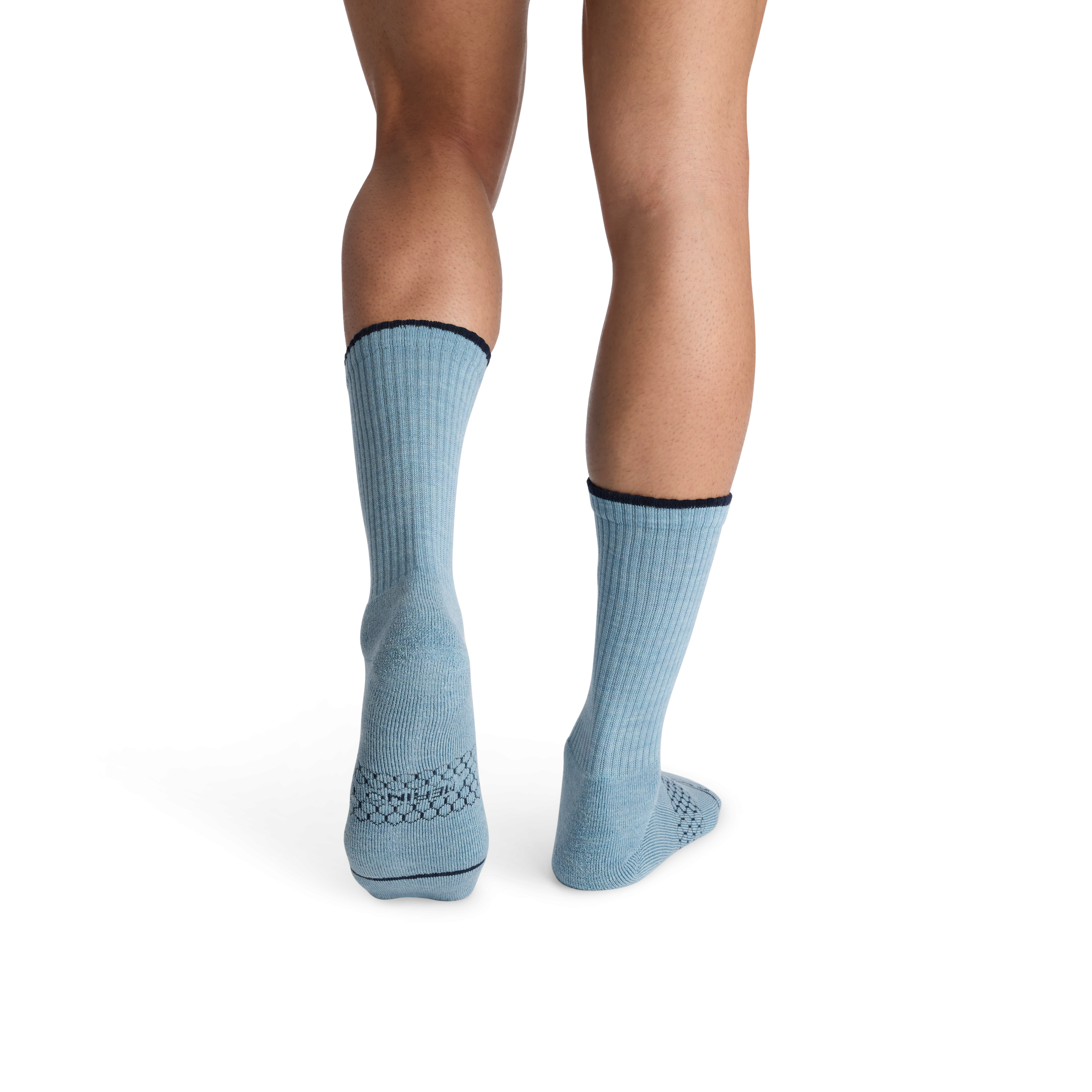 Men's Merino Wool Blend Calf Socks - Image 3