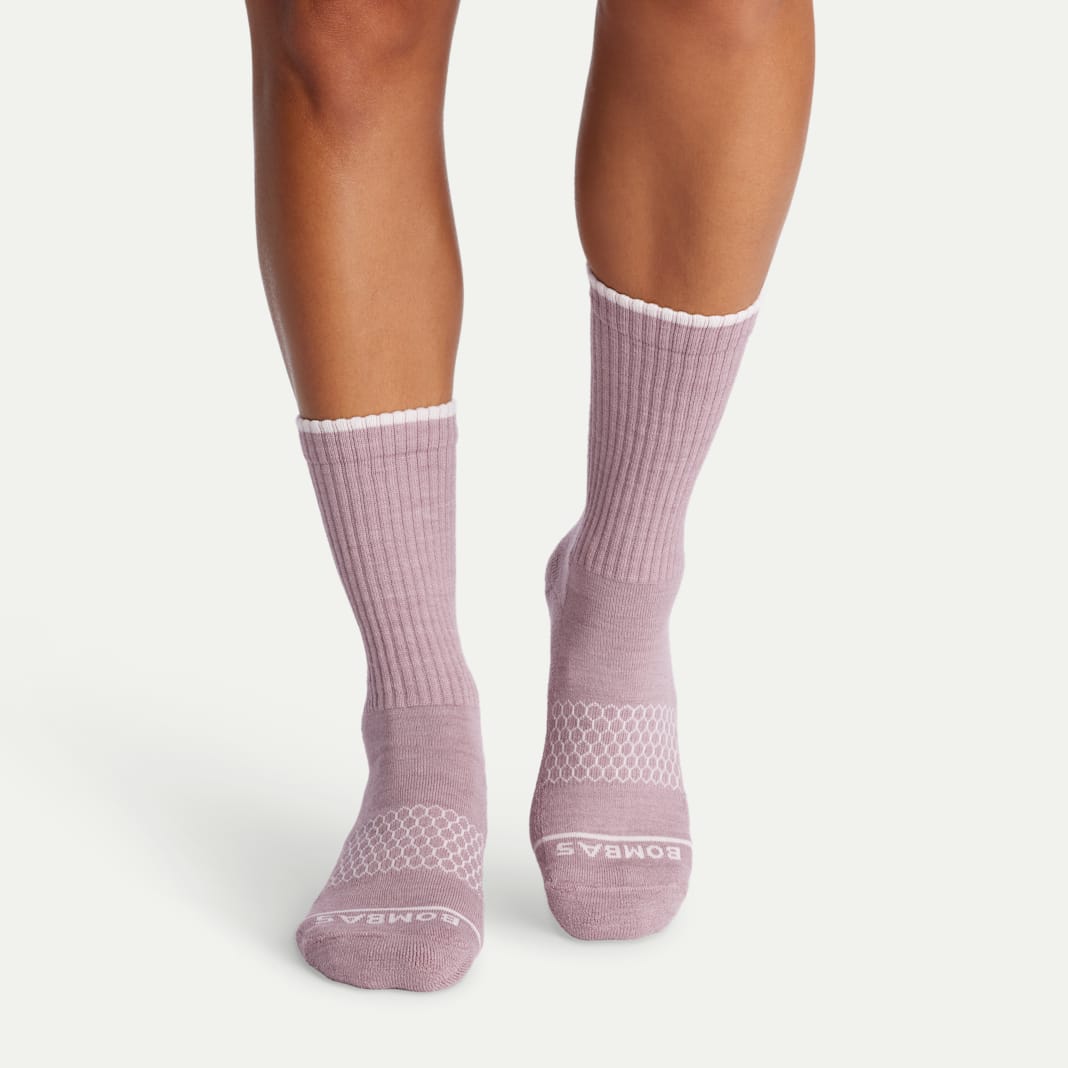Women's Merino Wool Blend Calf Sock 8-Pack - Image 4