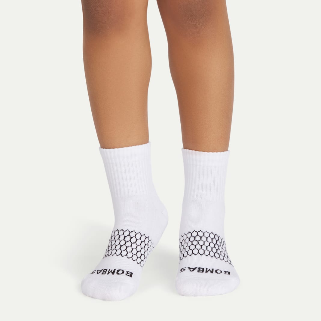 Youth Solids Quarter Sock 4-Pack - Image 2