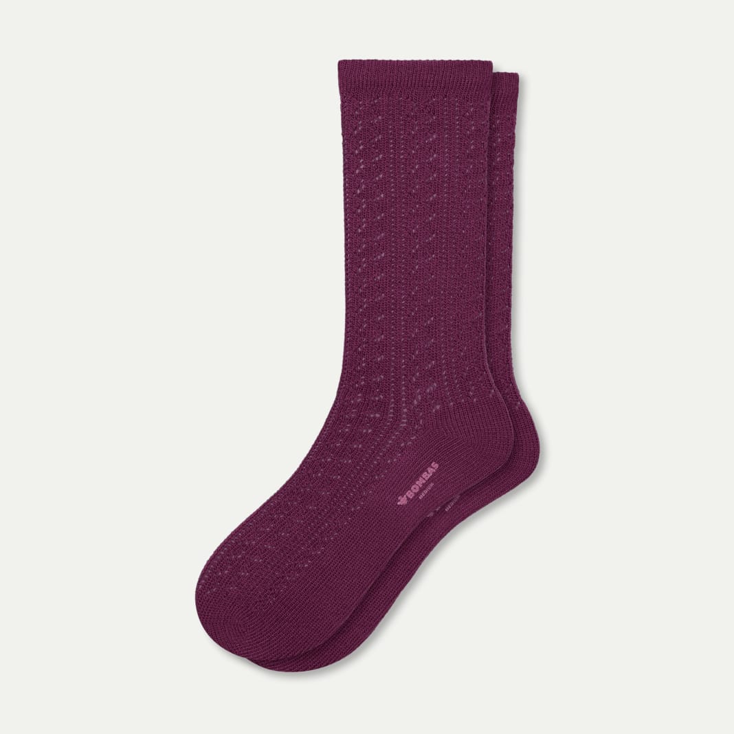 Women's Pointelle Calf Socks - Image 5