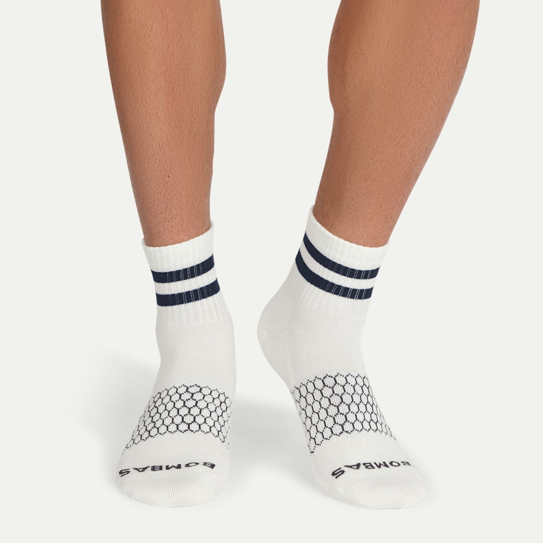 Men's Vintage Stripes Quarter Sock 4-Pack - Image 4