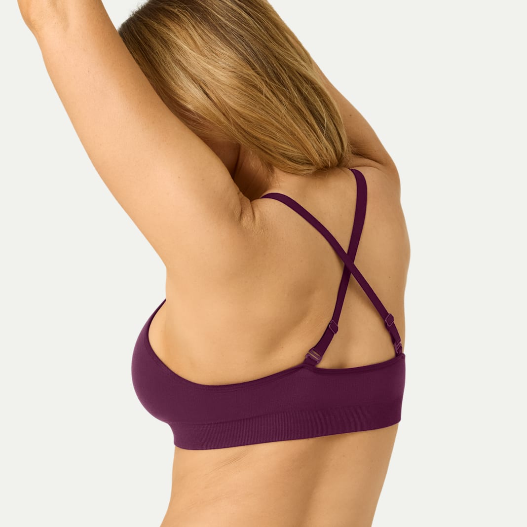 Women's Seamless Triangle Bralette 4-Pack - Image 4