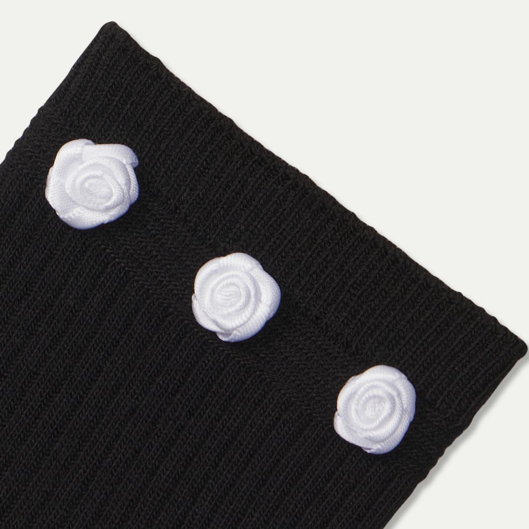 Women's Rosette True Rib Quarter Socks - Image 5