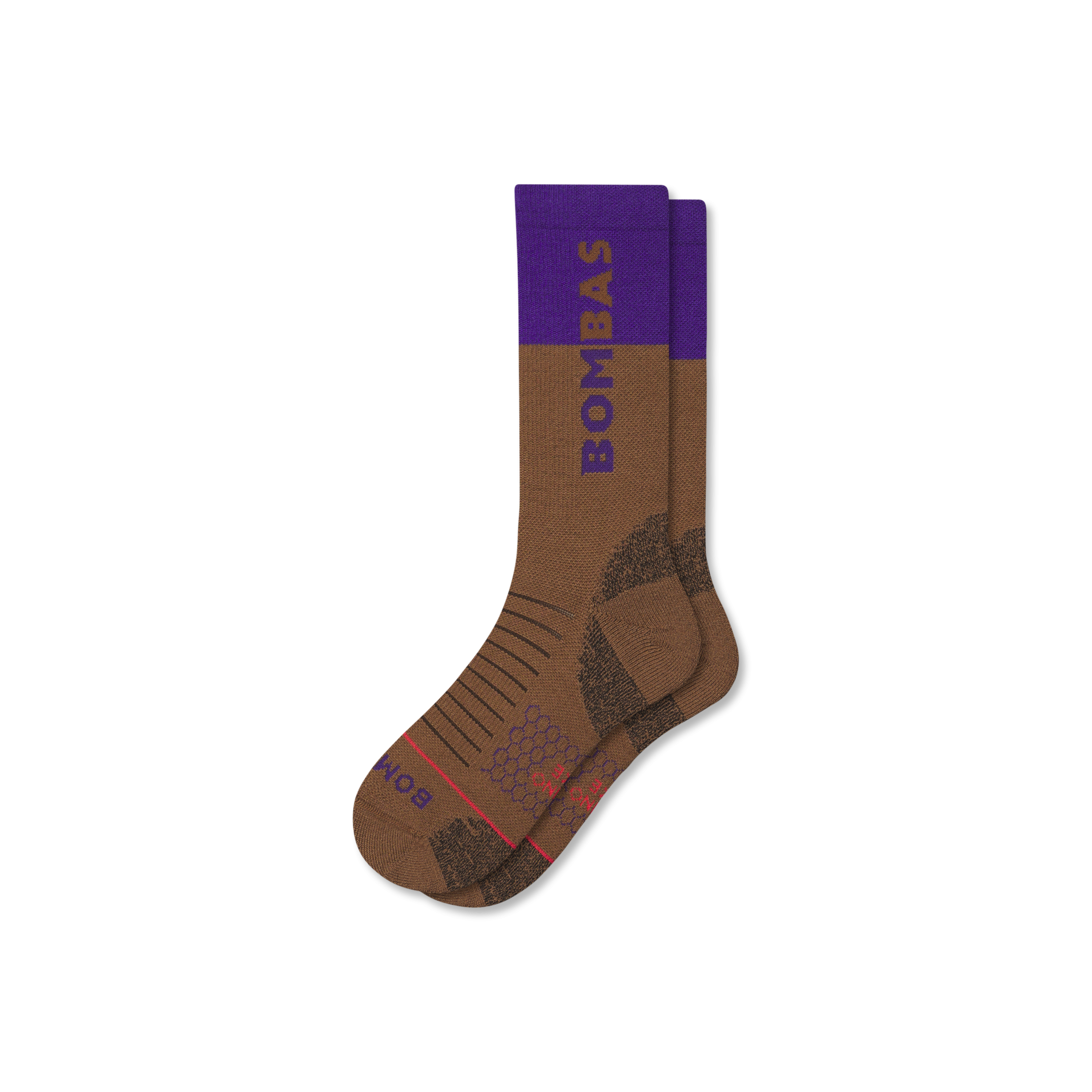 Men's Merino Wool Blend Hiking Calf Socks - Image 5