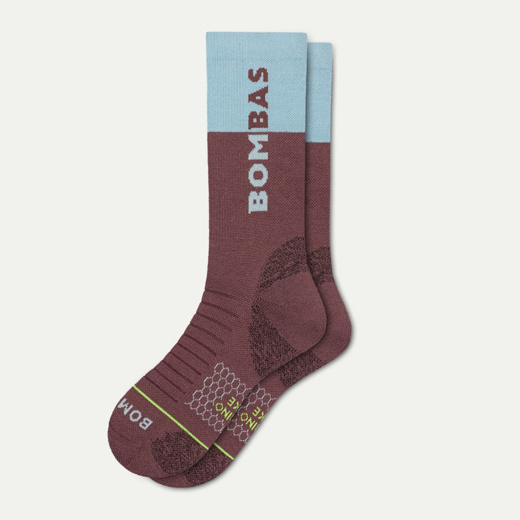 Women's Merino Wool Blend Hiking Calf Socks - Image 4