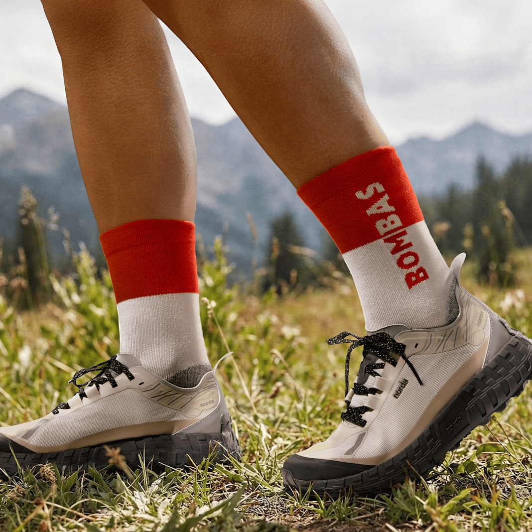 Women's Merino Wool Blend Hiking Calf Socks - Image 2