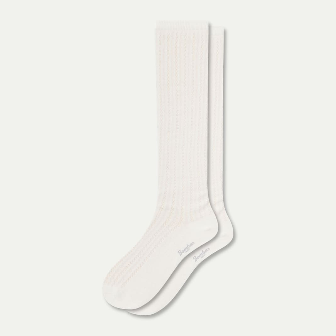 Women's Pointelle Knee High Socks