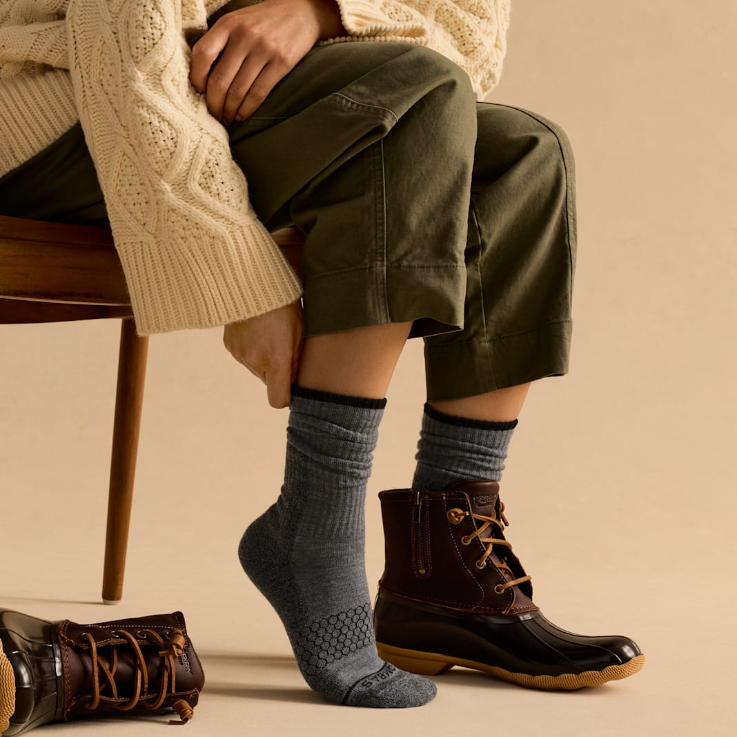 Women's Ultra Strong Merino Blend Calf Socks - Image 2